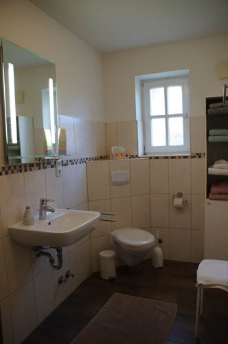 Ferienwohnung Kaustall Badezimmer