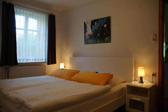 Ferienwohnung Kaustall Schlafzimmer