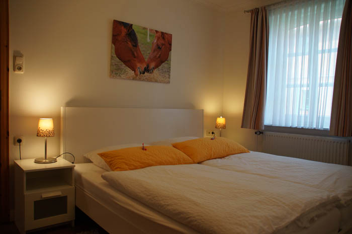 Ferienwohnung Peerstall Schlafzimmer