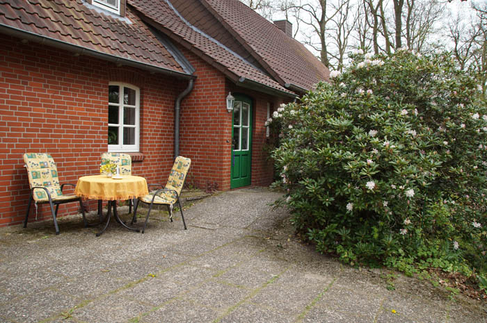 Ferienhof Rademacher - Terrasse vor dem Schnuckenstall